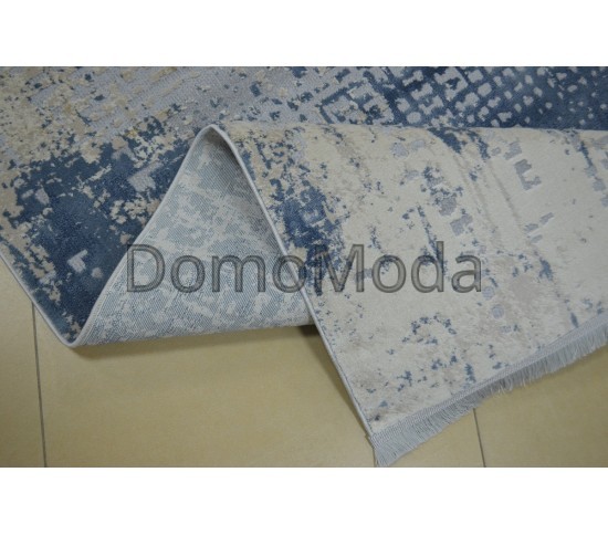 Акриловий килим La cassa 6535A d.blue/cream - Висока якість за найкращою ціною в Україні зображення 4.